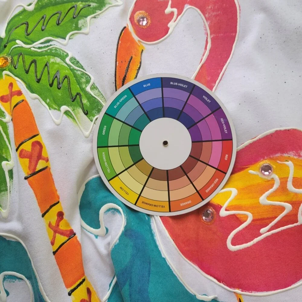 Pacific Connections Womens One Size White Flamingo Rhinestone Swim NOV1E